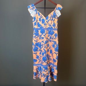 Alice + Olivia Sketch Floral Dress